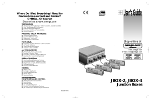 Junction Boxes - OMEGA Engineering