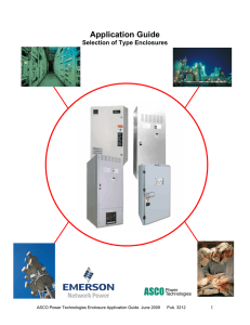 Selection of Type Enclosures