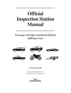 Official Inspection Station Manual