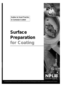 Surface Preparation for Coating