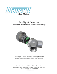 Blancett Analog Converter Manual