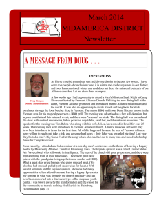 a message from doug - Mid America District