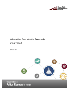 Alternative Fuel Vehicle Forecasts Final report