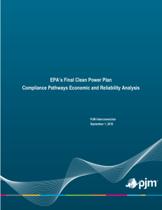 EPA`s Final Clean Power Plan Compliance Pathways