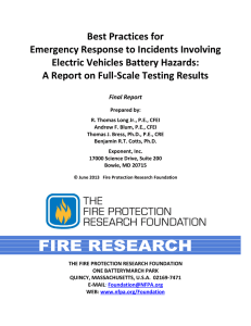 A Report on Full-Scale Testing