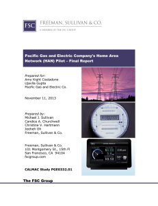 Pacific Gas and Electric Company`s Home Area Network (HAN) Pilot