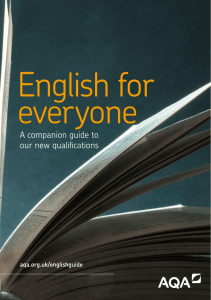 GCSE English companion guide