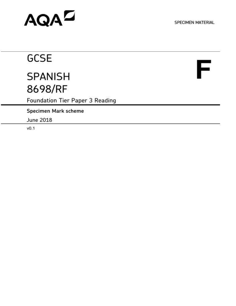 aqa spanish essay mark scheme