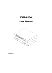 FWA-6104 User Manual