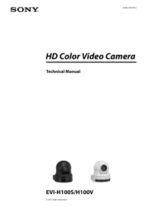 HD Color Video Camera