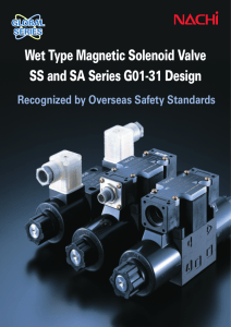 Wet Type Magnetic Solenoid Valve SS and SA