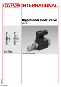 WSE3 Directional Seat Valves