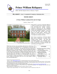 Vol. 4, no. 4 - (October 2005) - Prince William County Government