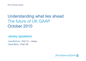 Understanding what lies ahead The future of UK GAAP