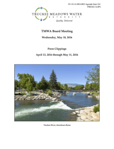 Tell the Board - Truckee Meadows Water Authority