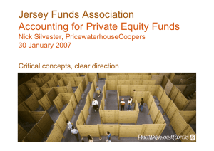 Jersey Funds Association Accounting for Private Equity Funds