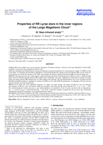 Properties of RR Lyrae stars in the inner regions of the Large