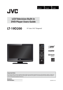 LCD Television Built-in DVD Player Users Guide