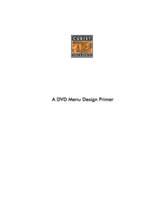 DVD Menu Primer