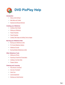 DVD PixPlay Help