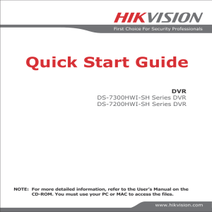 Quick Start Guide