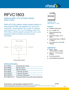 RFVC1803SB - RF Micro Devices, Inc. (RFMD)