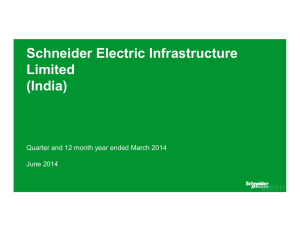 Schneider Electric Infrastructure Limited