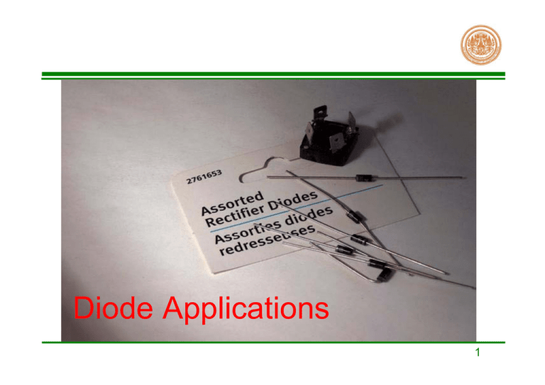 Diode Applications pp