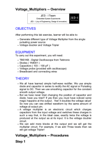 Voltage_Multipliers -- Overview OBJECTIVES EQUIPMENT