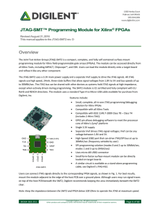 JTAG-SMT™ Programming Module for Xilinx® FPGAs Overview