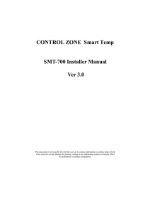 SMT-700 Installer Manual