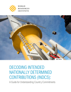 decoding intended nationally determined contributions (indcs)