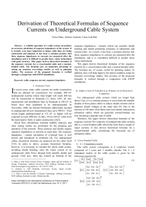 Derivation of Theoretical Formulas of Sequence Currents on