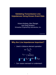 Validating Transmission Line Impedances Using Known Event Data