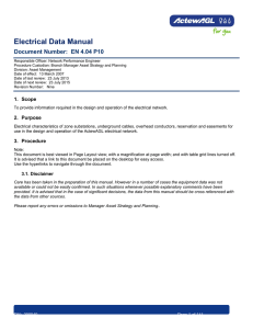 D16 Electrical Data Manual