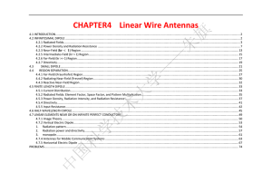 CHAPTER4 Linear Wire Antennas