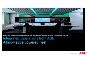 Integrated Operations from ABB A knowledge powered