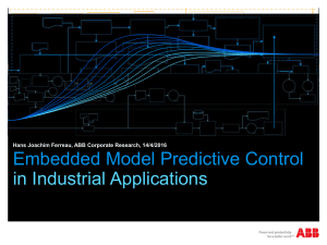 Embedded MPC