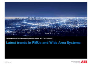 11 ABB_Latest trends in PMUs and Wide Area