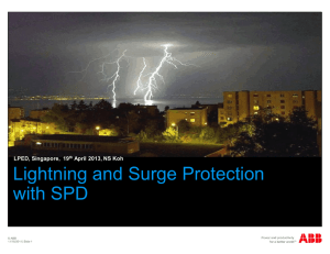 Lightning and Surge Protection with SPD