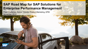 SAP HANA - Performance Analytics