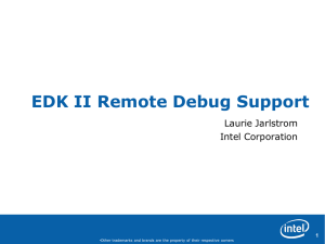 EDK II Remote Debug Support