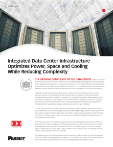 Integrated Data Center Infrastructure Optimizes Power