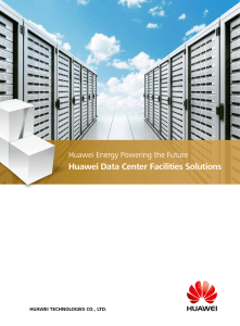 Huawei Data Center Facilities Solutions