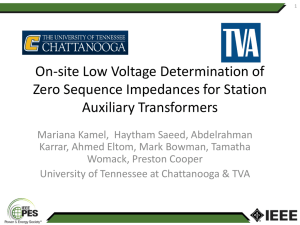 On-site Low Voltage Determination of Zero Sequence Impedances