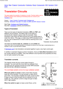 Transistor Circuits