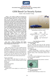 GSM Based Car Security System - International Journal of