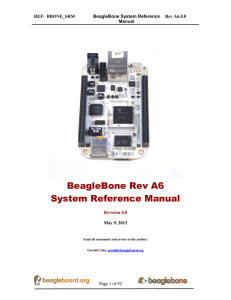 BeagleBone Rev A6 System Reference Manual