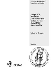 Design of a Prototype Communication System for the