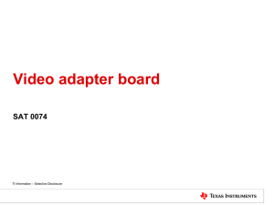 Video adapter board